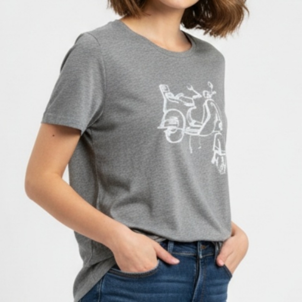 Gray Graphic T-Shirt